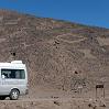 Beautiful Geoglyphs and our van